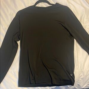 Lululemon Men's Black Long Sleeve Shirt